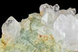 Quartz Crystals on Prehnite - Pakistan #38854-3